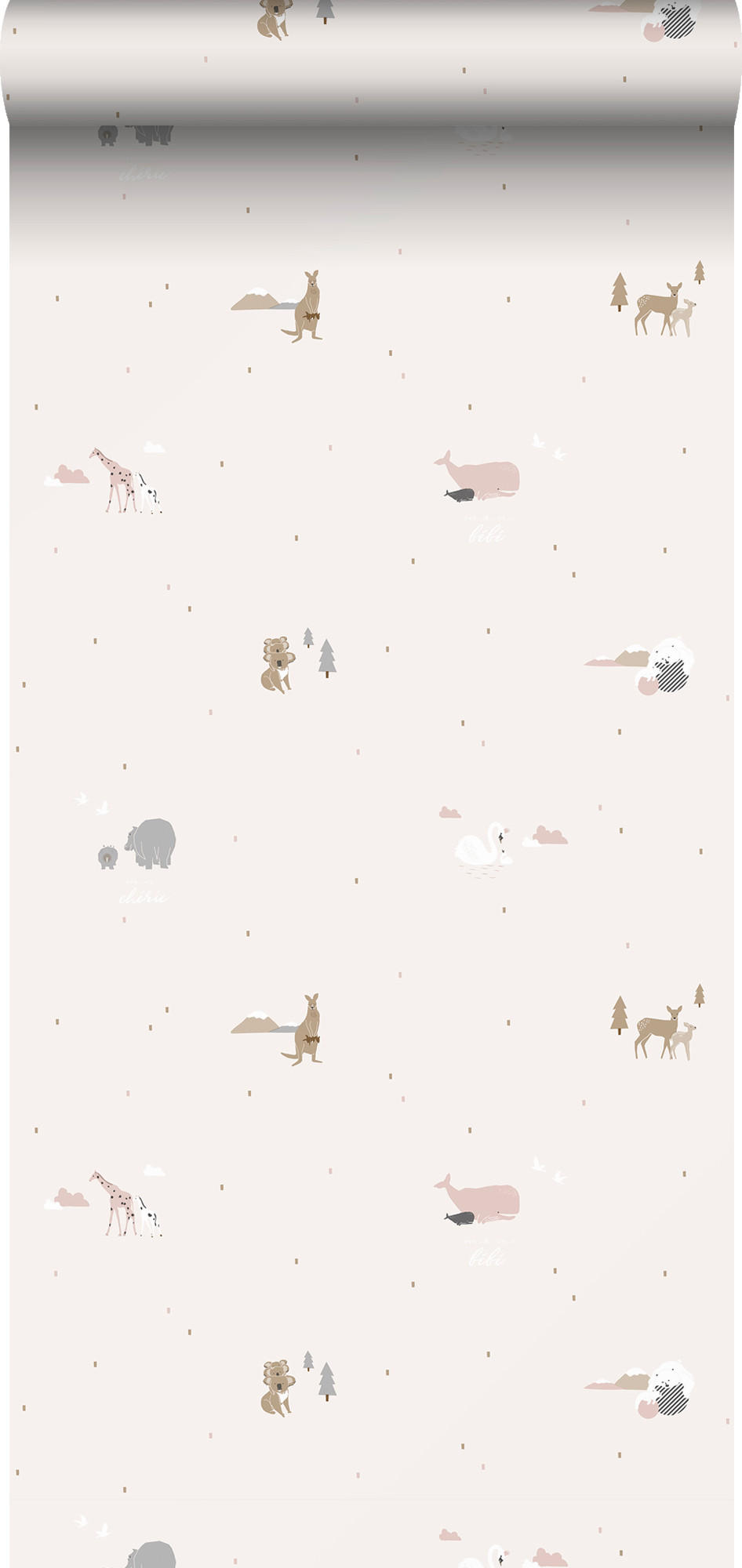 Sanders & Sanders Tapete Beige 53x0.1 cm