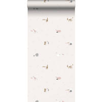 TAPETE Tiere 53 cm x 10 m - Beige, Papier (53/0.1cm) - Sanders & Sanders