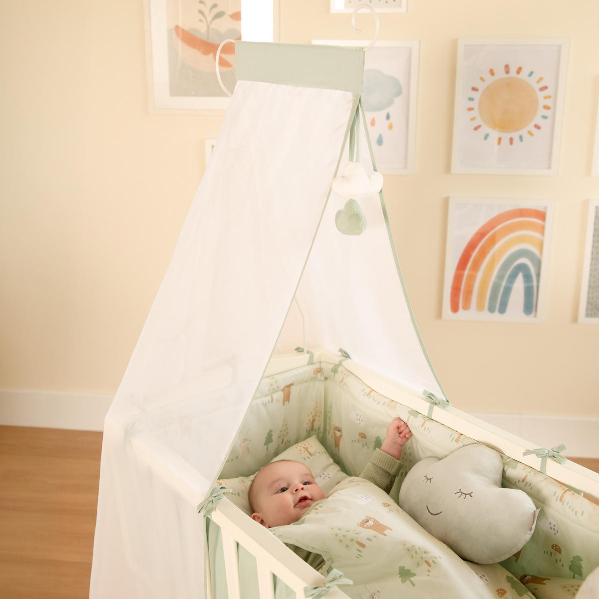 SCHLAFSACK - Woodland Buddies - Länge 70 cm - Grün, Textil (45/70cm) - Roba