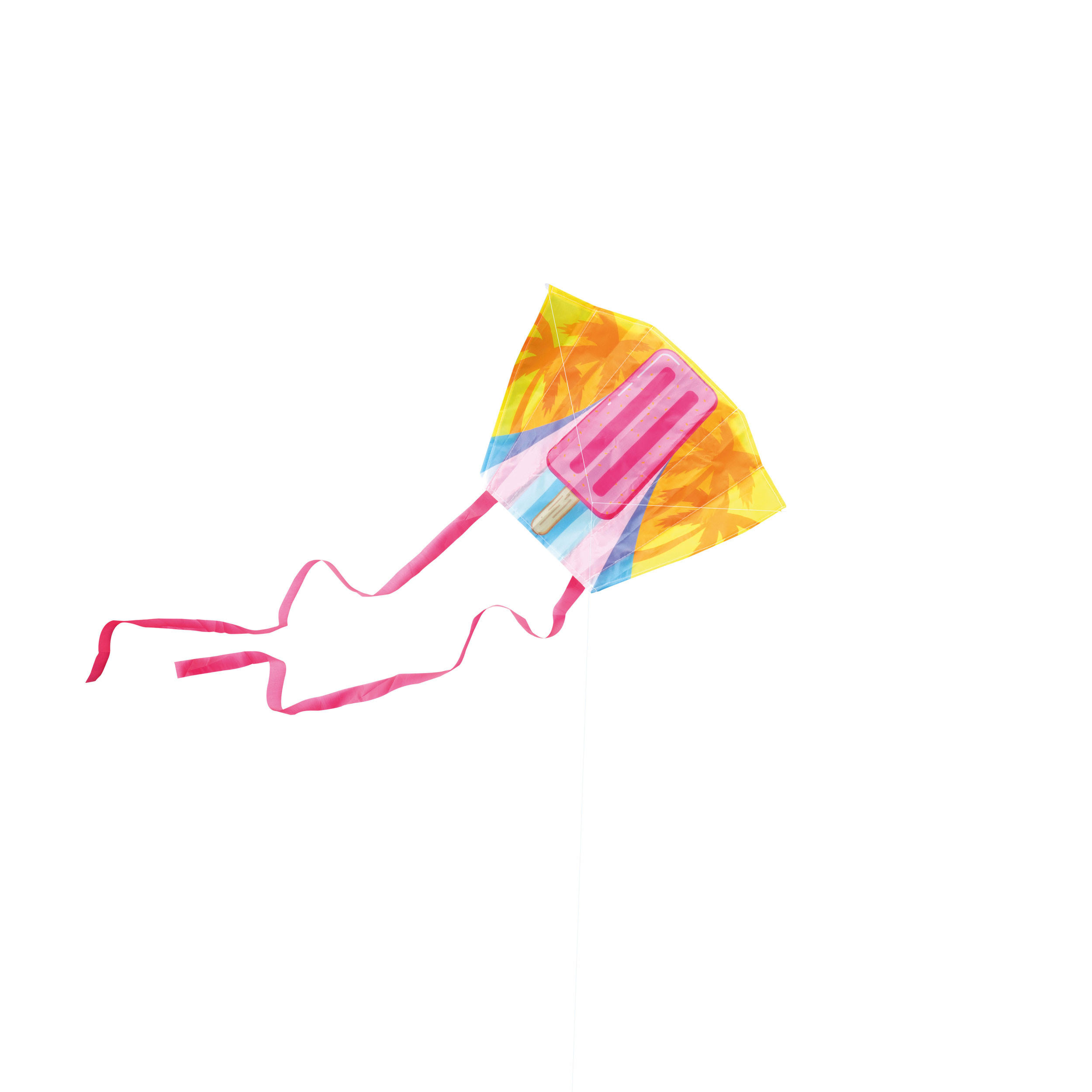 DONKEY Products Flugdrache Mini Kite - Poppy Di Pop, Polyester, Blech, Bunt, 45 x 33 x 25 cm - Multicolor, Kunststoff (45/2.5/33cm) - Donkey Products
