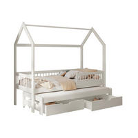 HAUSBETT Asher 90 - Kaschmir, Holz (90/200cm) - MIRJAN24