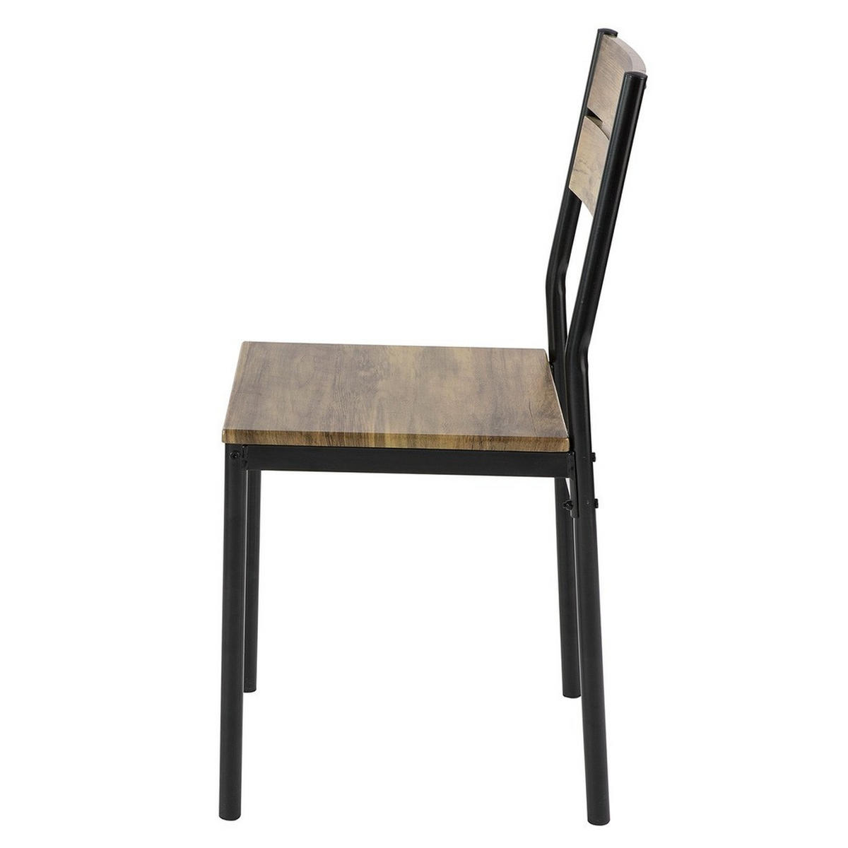 BARHOCKER 4ER SET Holzfarbe 39x42x82cm Industriell - Eichefarben, Holzwerkstoff (42/82/39cm) - SoBuy