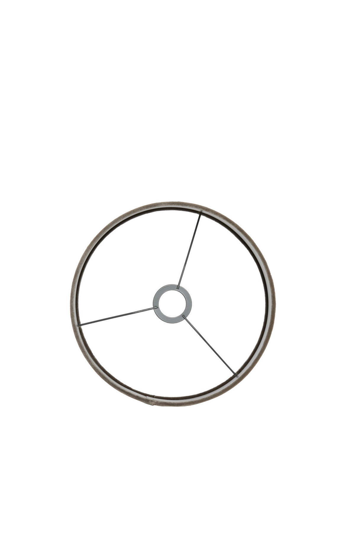 LAMPENSCHIRM Palata Braun Ø30/21 cm - Braun, Textil (30/30/21cm) - Light & Living