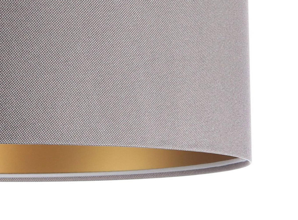 HÄNGELEUCHTE Grau 50/25 cm - Goldfarben/Grau, Kunststoff (50/0.8/25cm) - ONZENO