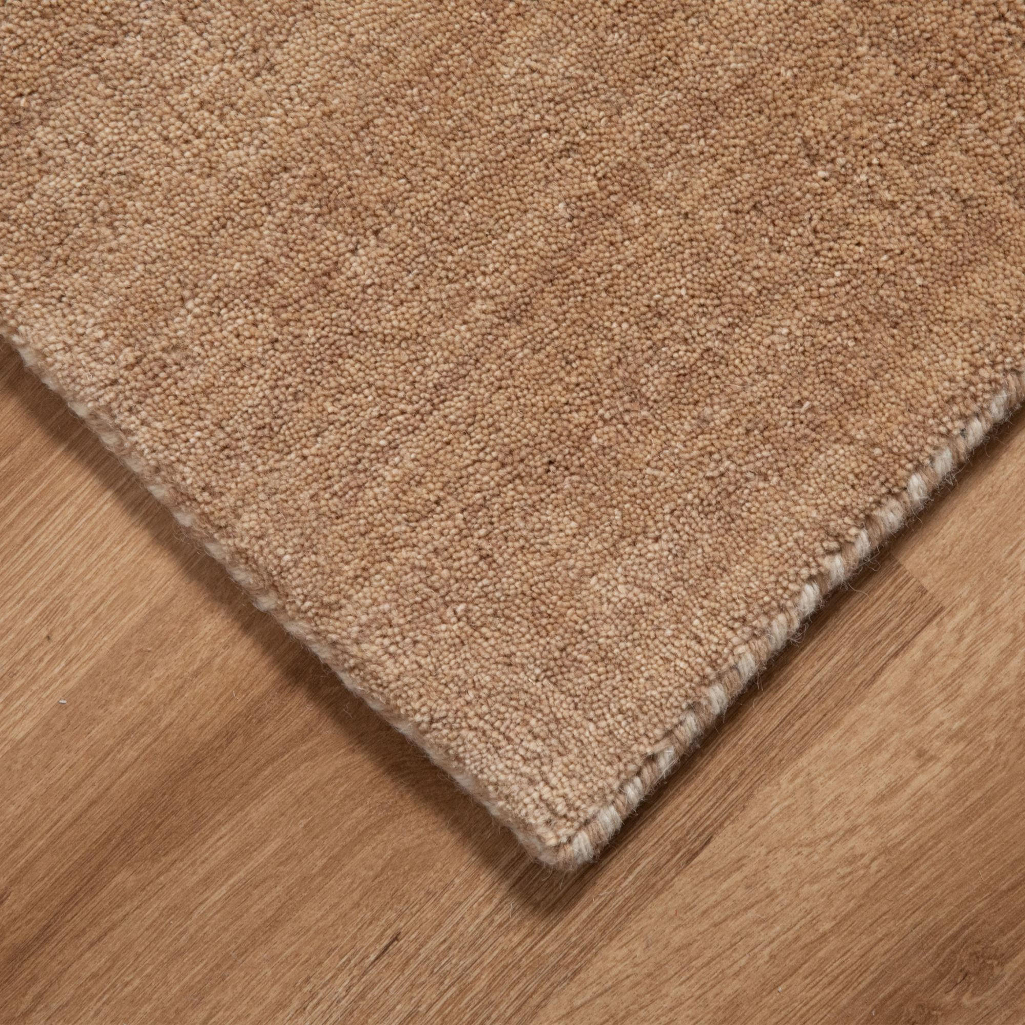 Thumbnail - Steffensmeier Wollteppich, Sand, Naturmaterialien, Rechteckig, 160x230 cm, für Fußbodenheizung geeignet, antistatisch, s...