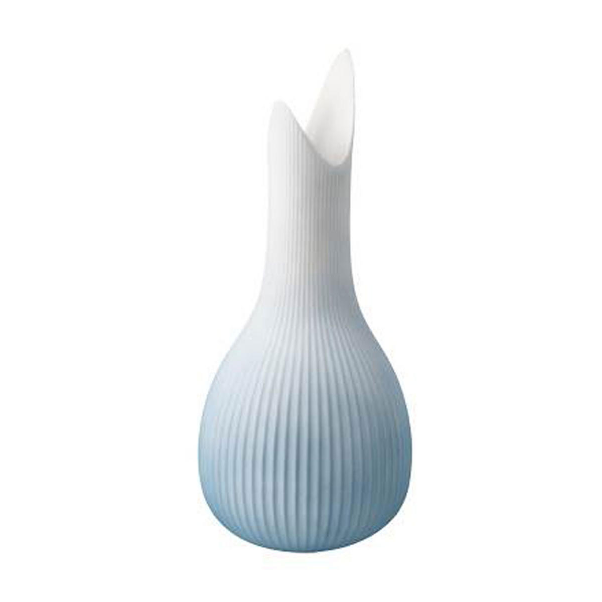 VASE Studio 8 Raindrop Ice blau 25 cm - Blau, Keramik (25cm) - Goebel