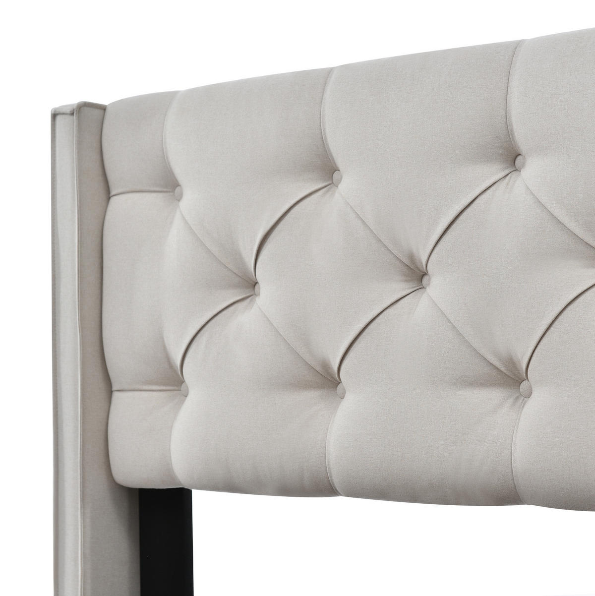 TAPECIRANI krevet 160/200 cm svijetlosivi od pamuka s madracem i spremištem - svijetlo siva, tekstil (160/200cm) - OKWISH