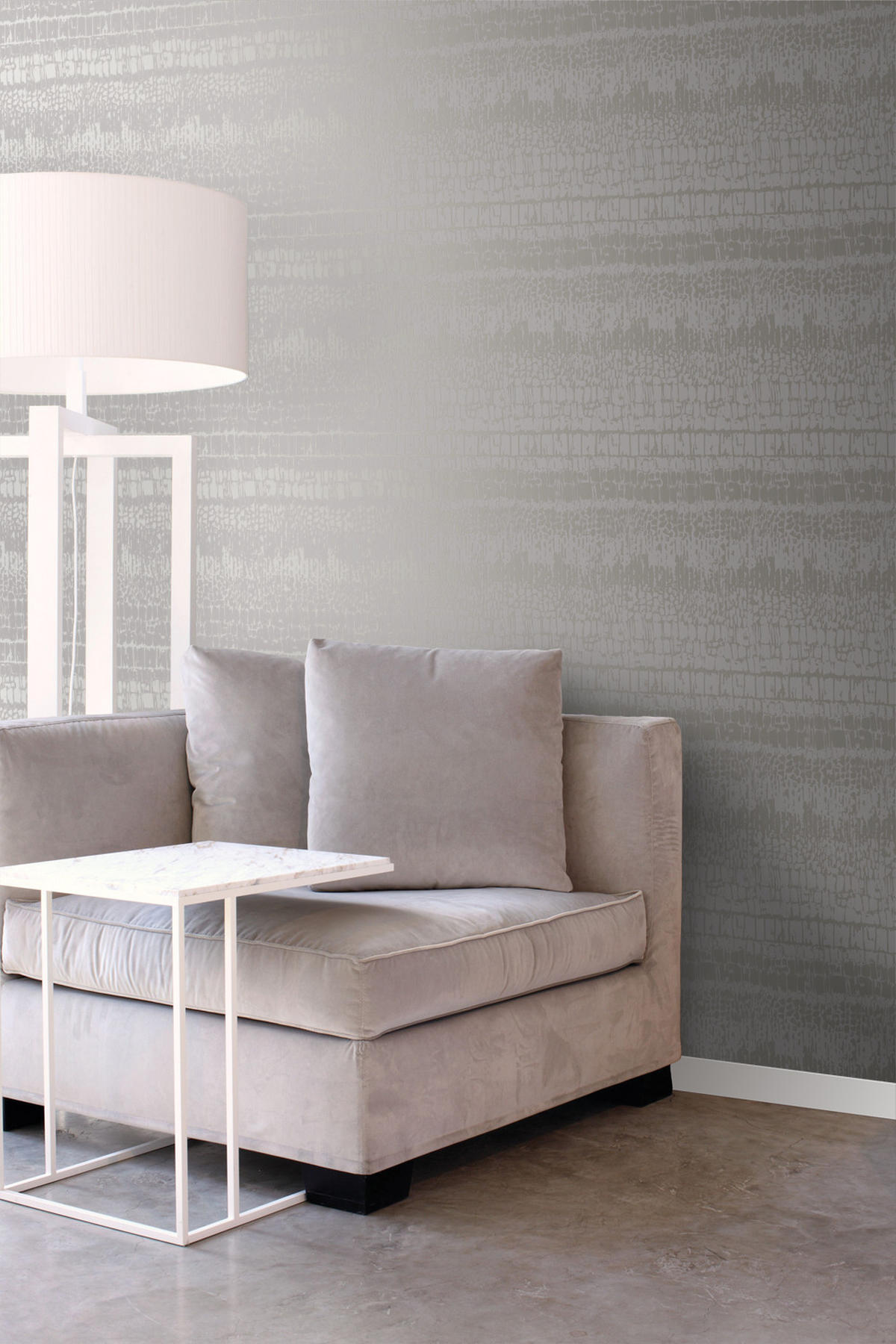 TAPETE Tierhautmuster 53 cm x 10.05 m - Lila, Papier (53/1000cm) - Origin Wallcoverings