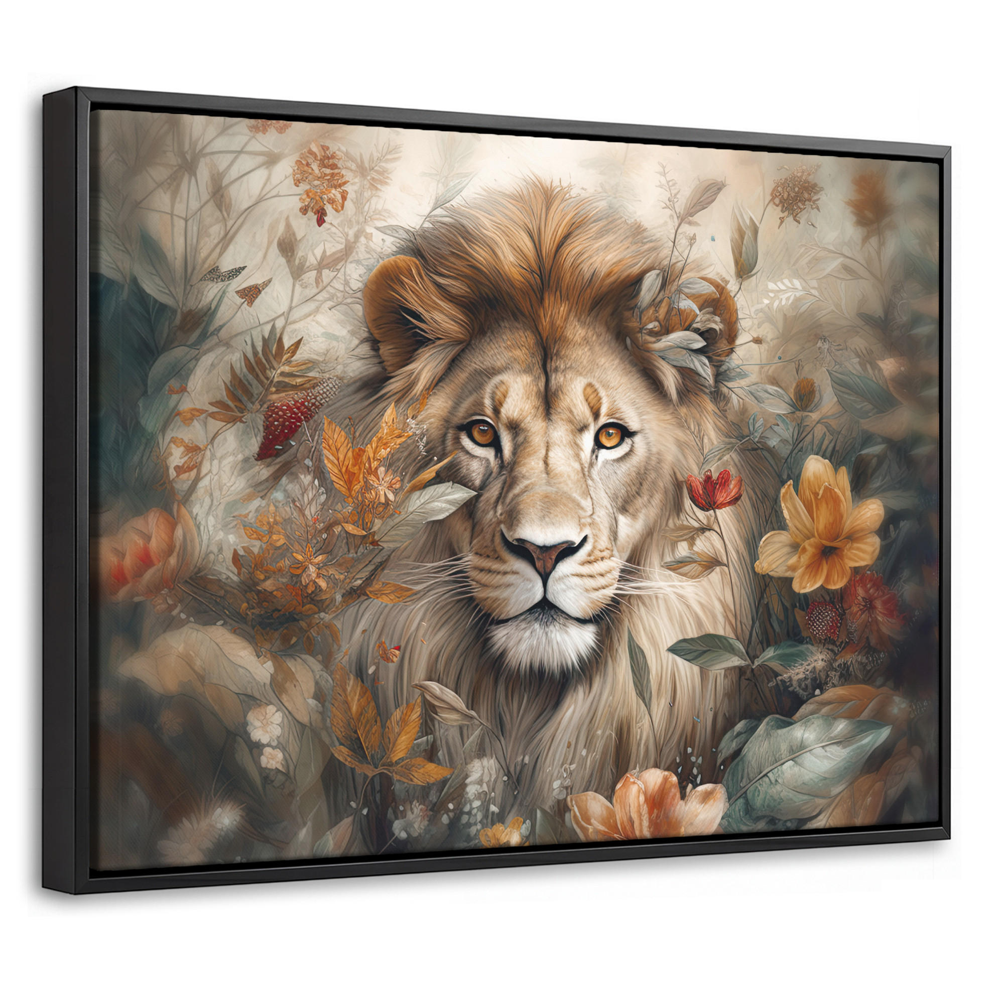 MuchoWow Leinwand Beige 40x30 cm