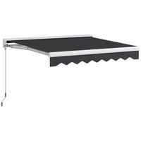 MARKISE, Sand, Aluminium, Polyester - Grau, Metall (250/150/200cm) - Outsunny