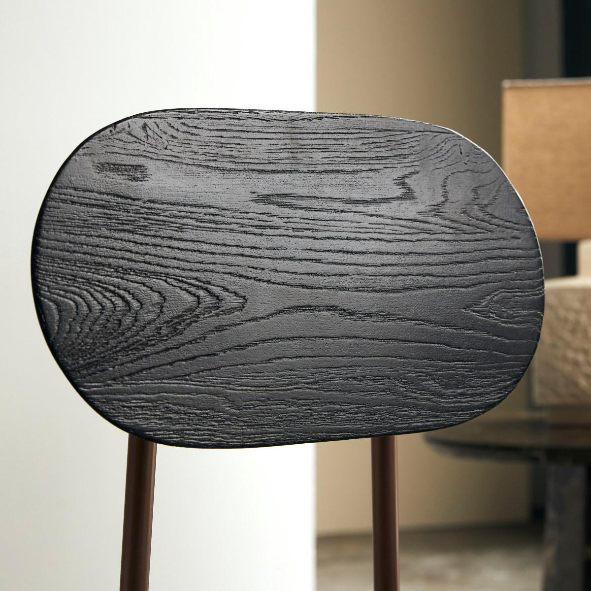 STUHL Yutapi Braun aus Stoff - Braun, Textil (46/89/60cm) - Tikamoon