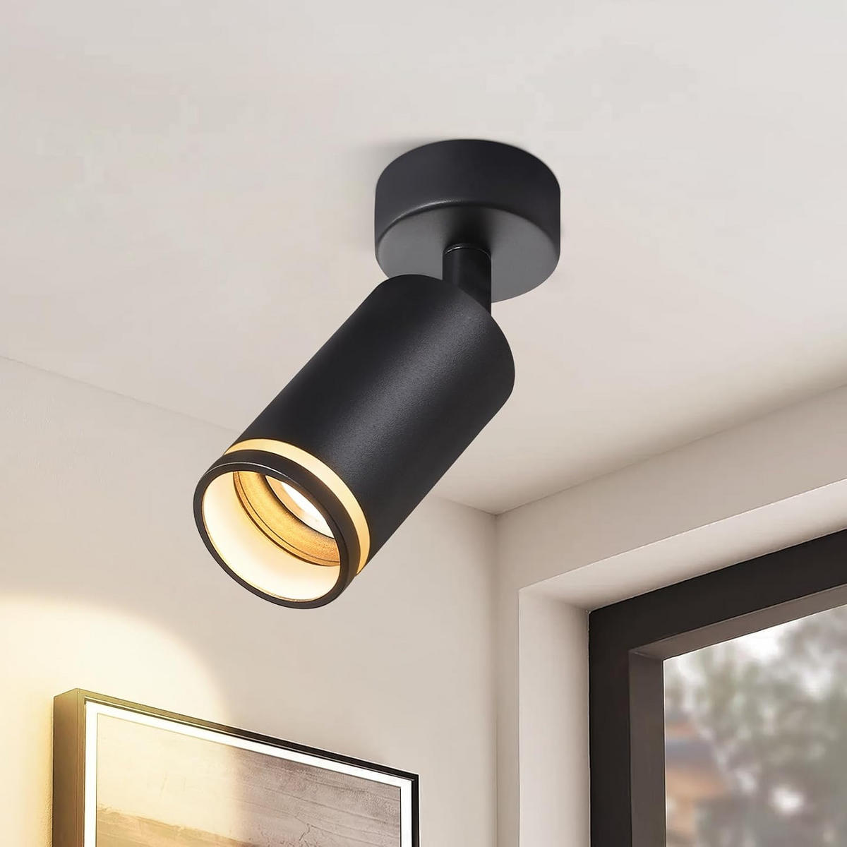 STRAHLER Geborgenheit 1-flammig 6/6/17 cm - Schwarz, Metall (6/6/17cm) - ZMH