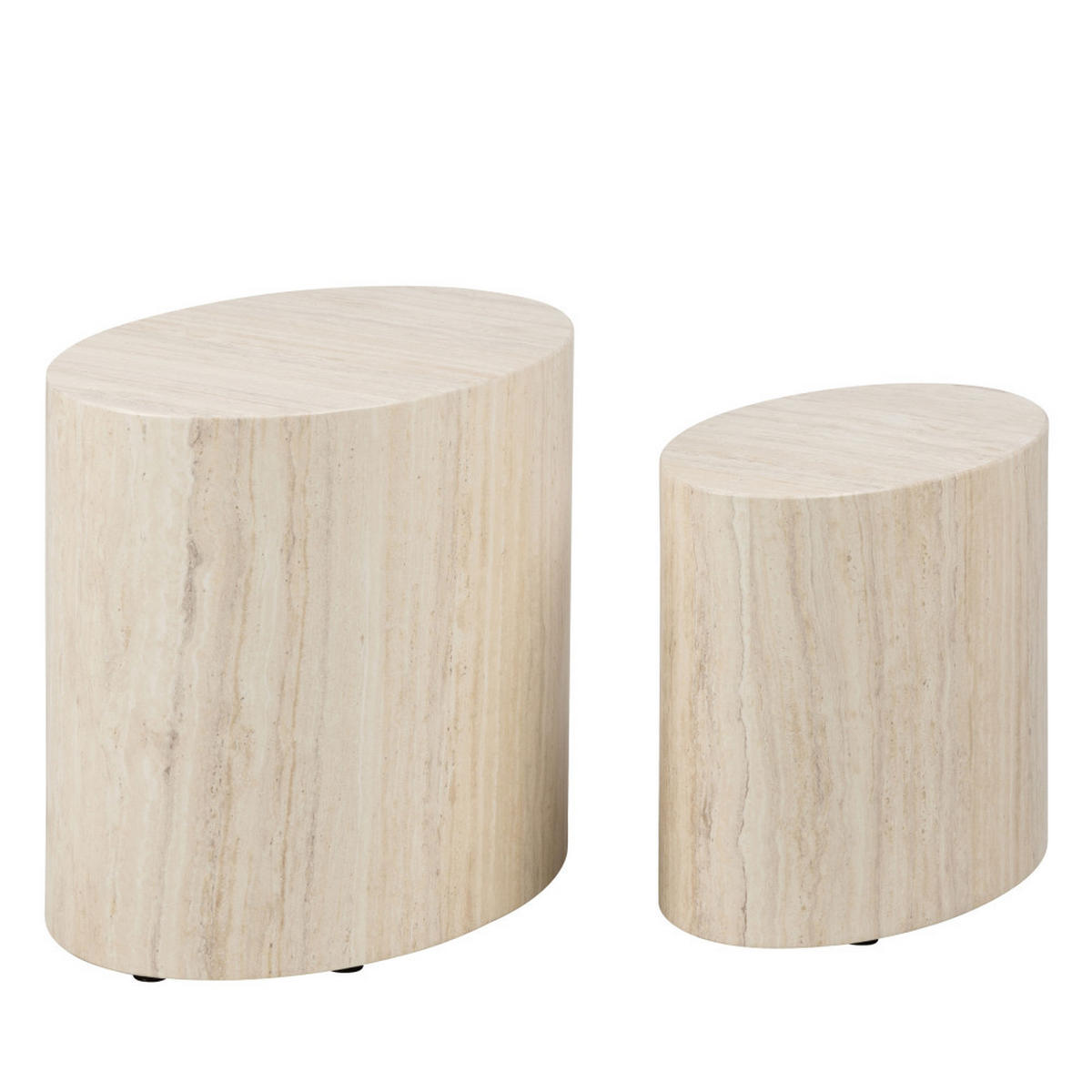 BEISTELLTISCH - Papier - Beige - Einzelstück - Beige, Holzwerkstoff (33/48/40cm) - Drawer