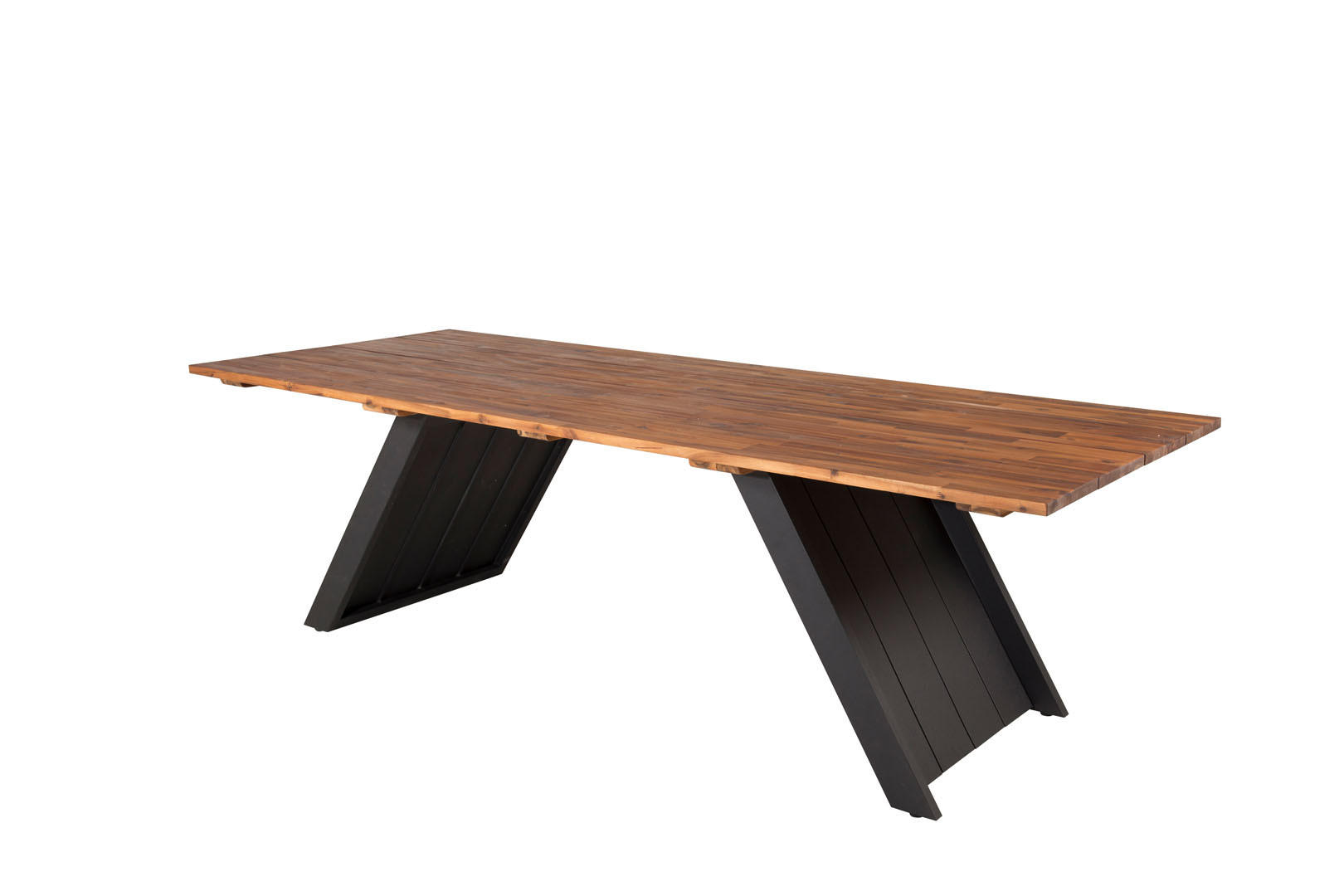 GARTENTISCH Teak Dekor - Teakfarben, Holzwerkstoff (250/100/75cm) - ebuy24