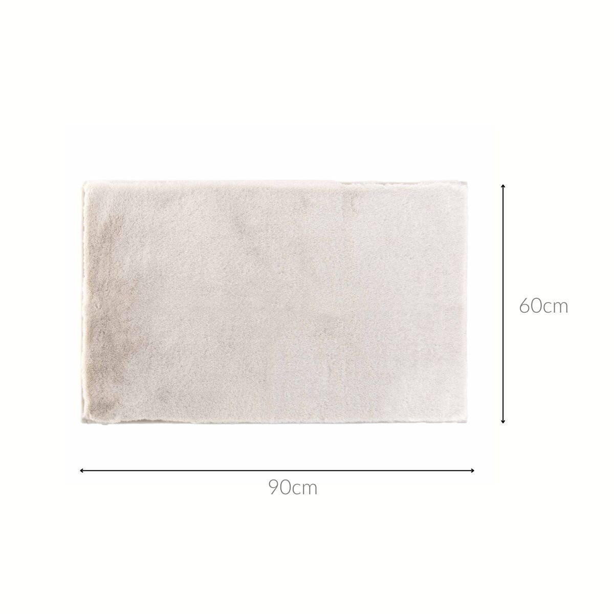 TEPPICH Feline Kunstfell Beige - Beige, Textil (60/90cm) - Douceur d´intérieur