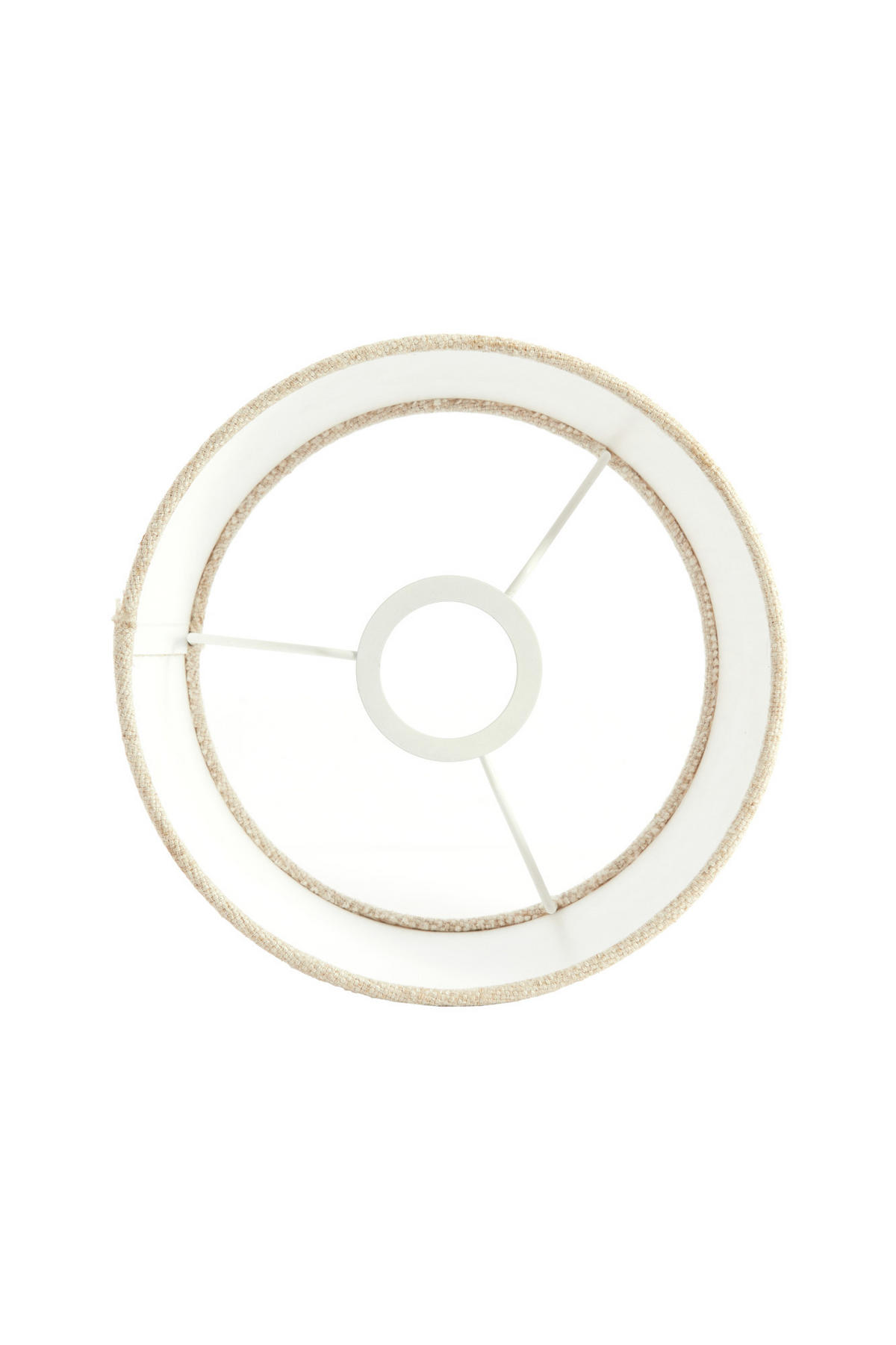 LAMPENSCHIRM Livigno Braun Ø45/22,5 cm - Braun, Textil (45/40/22.5cm) - Light & Living