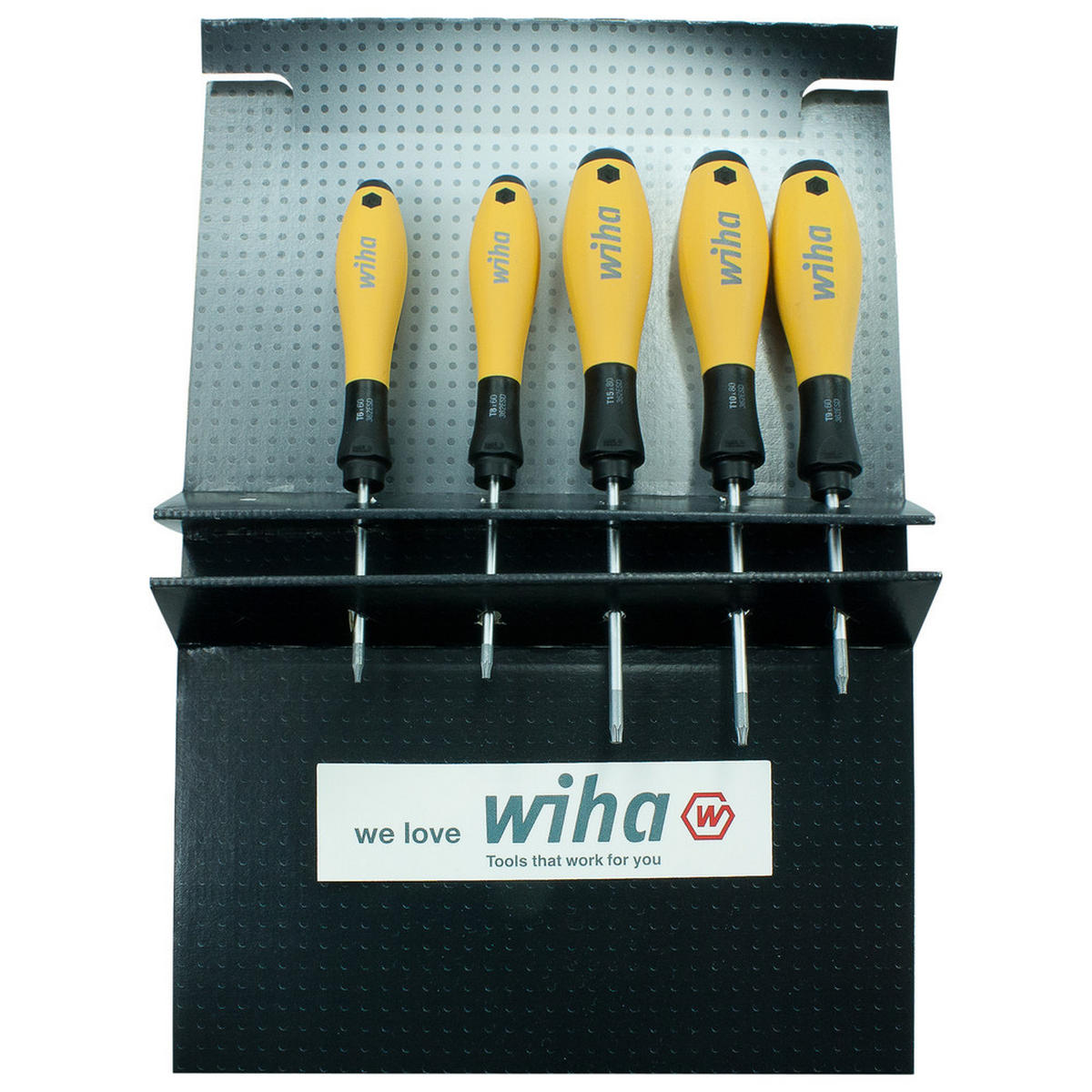 TORX-SCHRAUBENDREHER Set SoftFinish, 5-teilig, ESD - Multicolor, Kunststoff (310/235/25cm) - Wiha