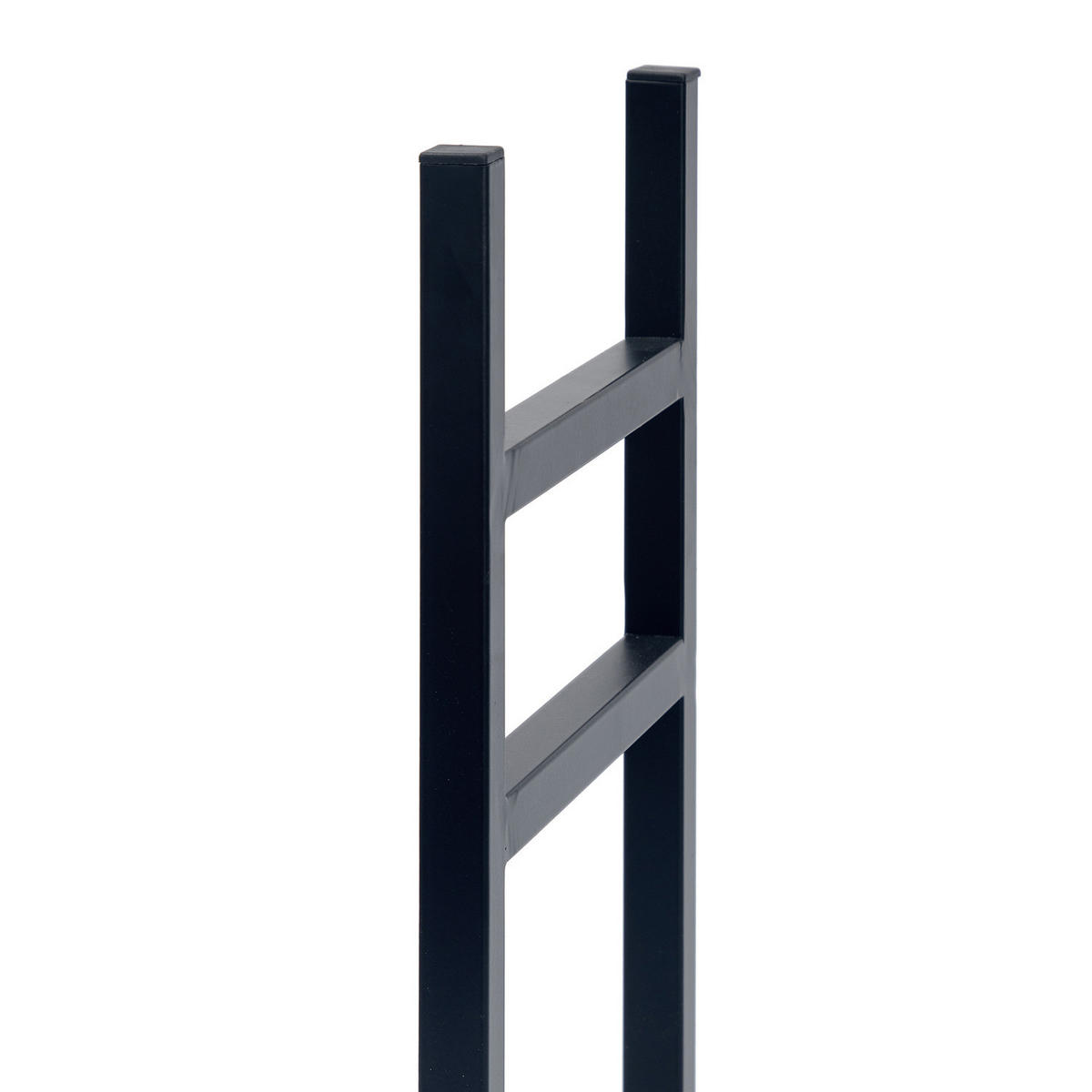 FEUERHOLZ-REGAL - Metall - Schwarz - Schwarz, Metall (46/75/20cm) - home24