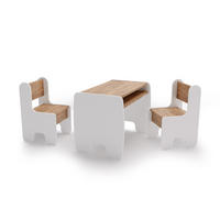 KINDERSITZGRUPPE Miki - Weiß, Holzwerkstoff (70/55/40cm) - RAUMHIRSCH FURNITURE