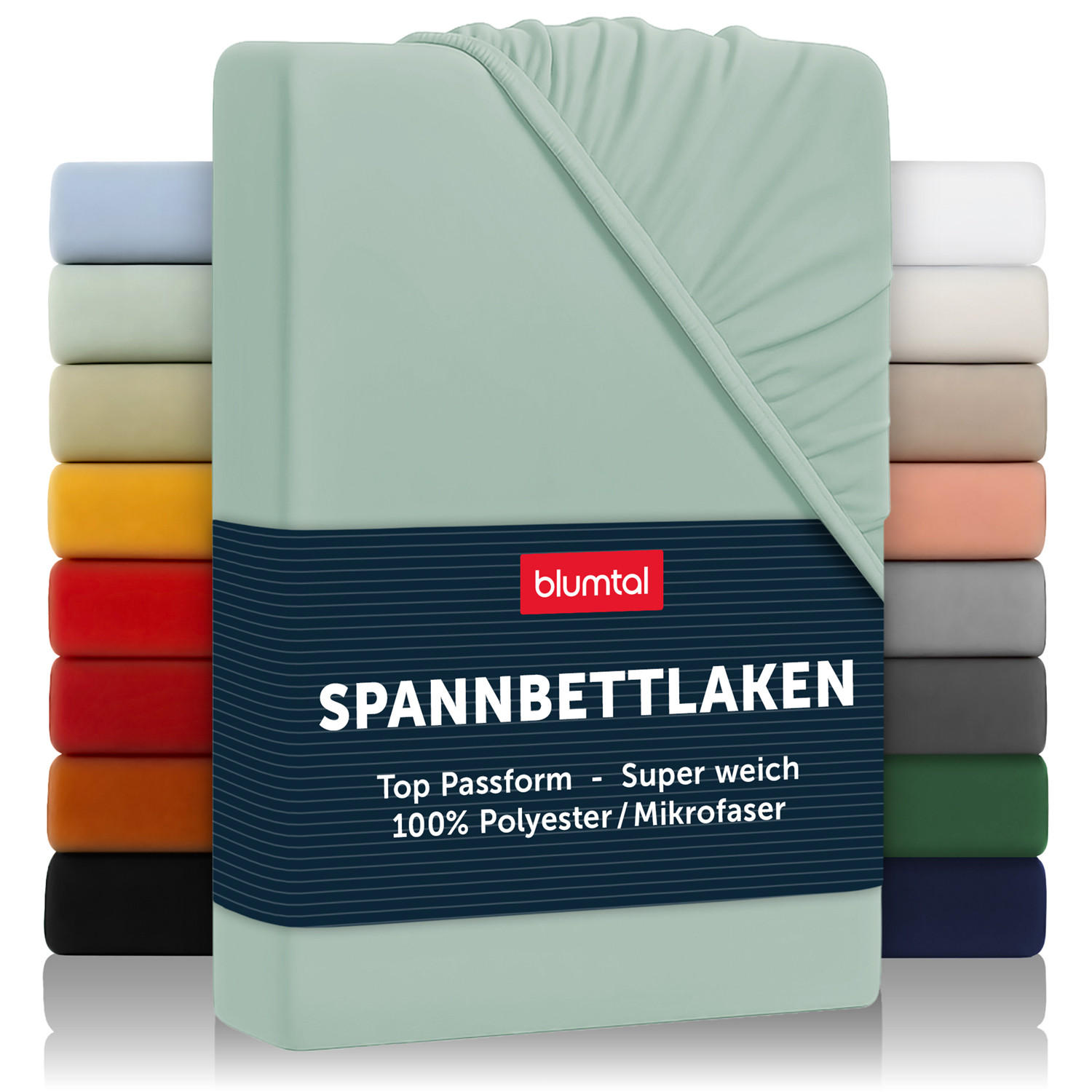 Blumtal NAPÍNACÍ prostěradlo z mikrovlákna, 120/190/30 cm, Světle zelená