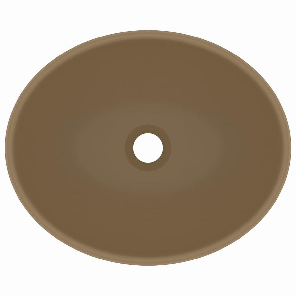 WASCHBECKEN Lange 40/33/13.5 cm - Creme, Keramik (40/13.5/33cm) - Nettlife