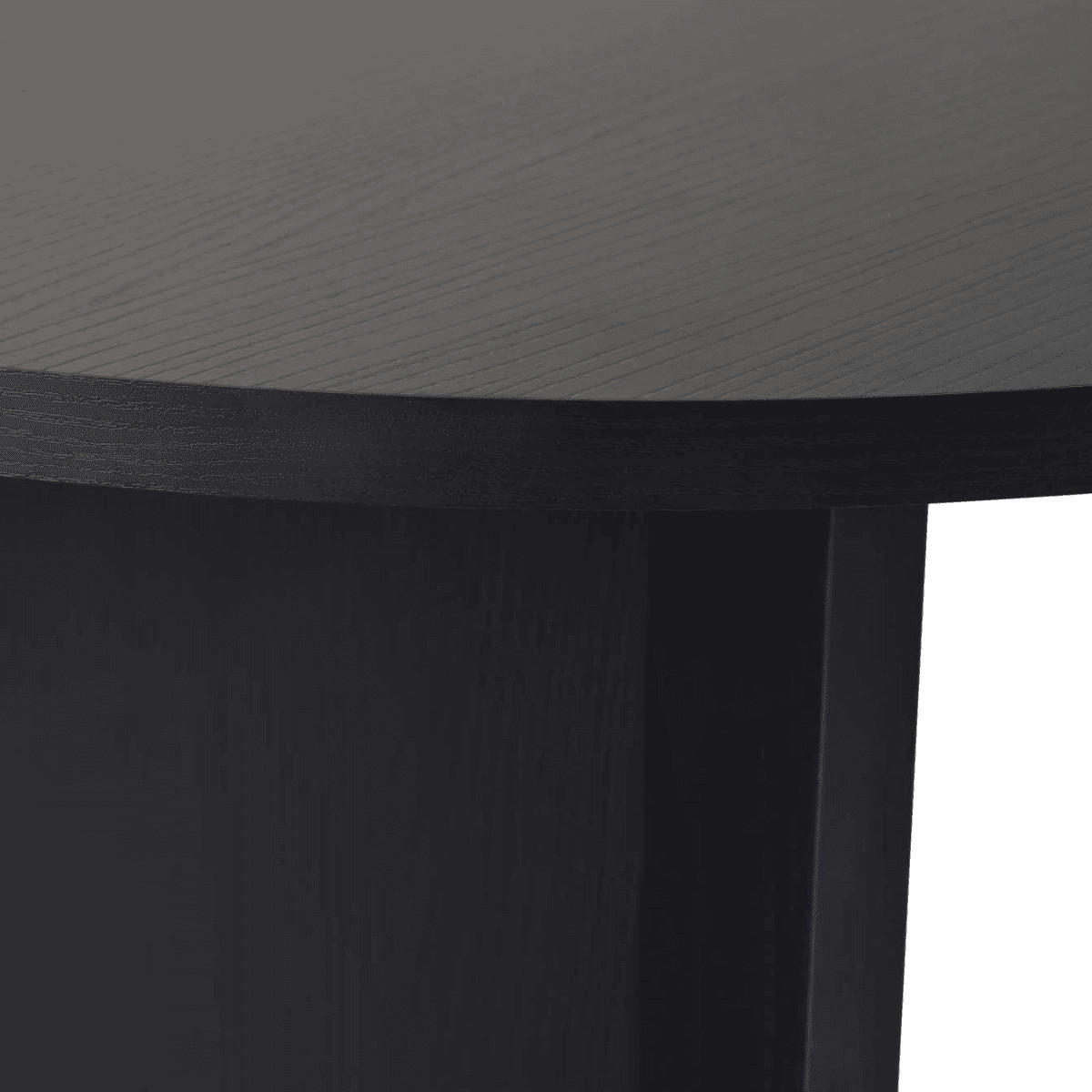 ESSTISCH mit ovaler Tischplatte L200 cm 90/200/75 cm - Eichefarben, Holzwerkstoff (200/90/75cm) - Calicosy