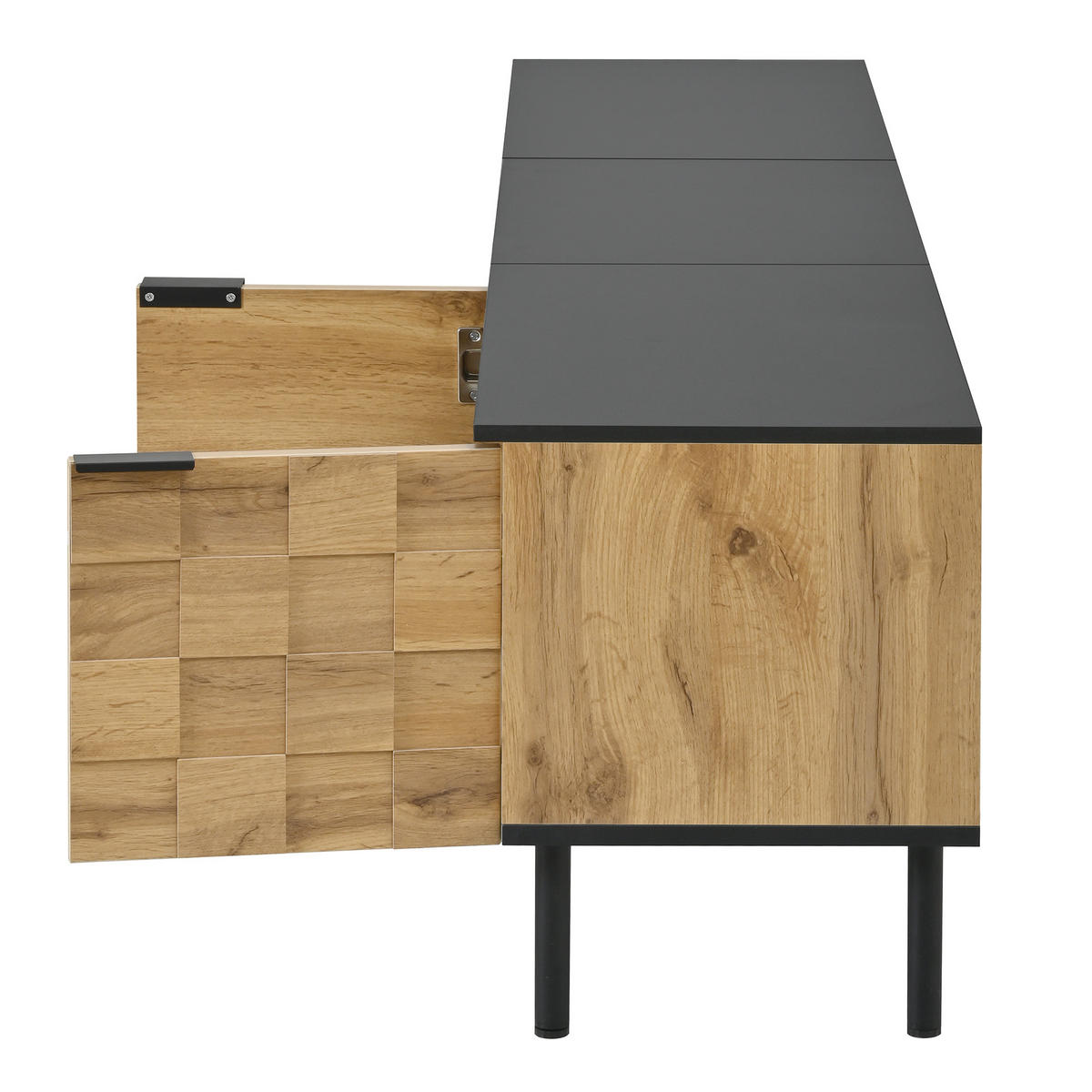 TV-LOWBOARD Naturfarben 170/35/44.5 cm - Naturfarben, Holzwerkstoff (170/44.5/35cm) - PANGIVO