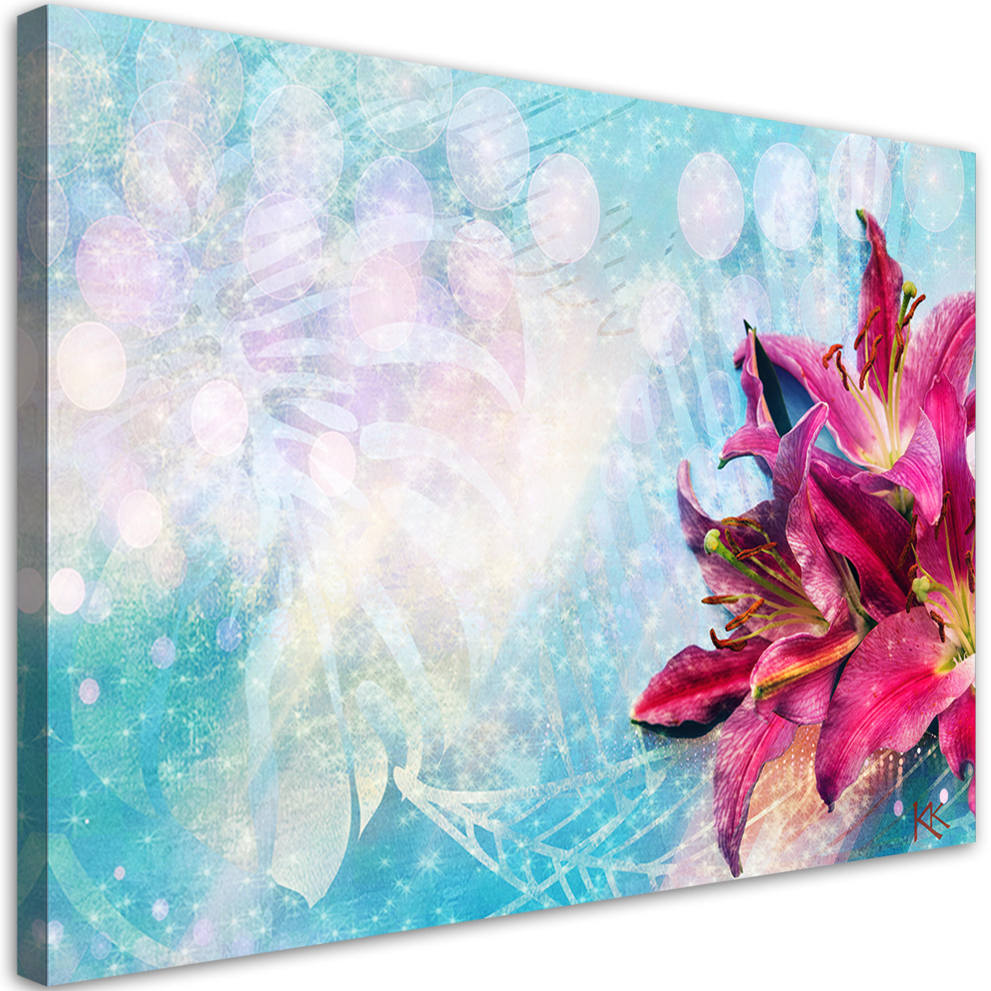 Feeby Wandbild Blau 60x40 cm