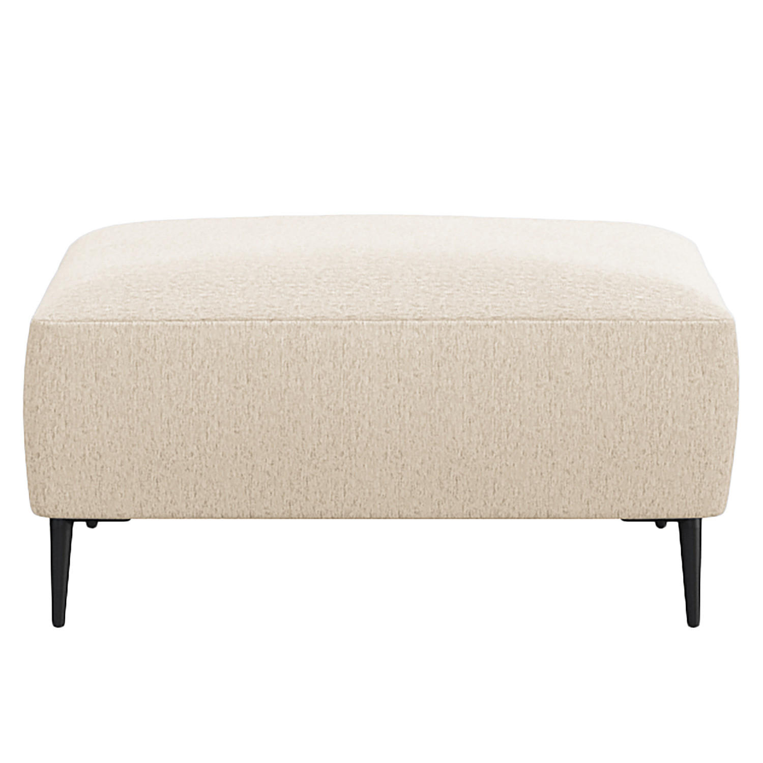 POLSTERHOCKER - Beige/Schwarz, Textil (90/45/60cm) - home24