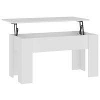 COUCHTISCH Weiß 101x49x52 cm Holzwerkstoff - Weiß, Holzwerkstoff (101/49/52cm) - furnicato