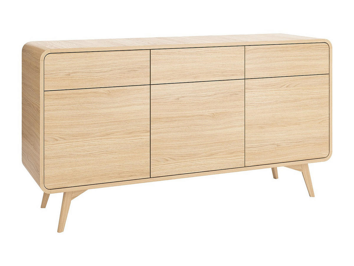 SIDEBOARD - 160 cm x 39 cm - Holz, Platte - Naturfarben Hell JALEMO - Naturfarben, Holz (160/84/39cm) - Vente-Unique