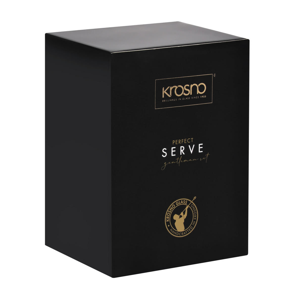 WHISKY SET, 3er-Set, 1000 ml / 200 ml, Hangemacht - Transparent, Glas (1L) - Krosno Glass