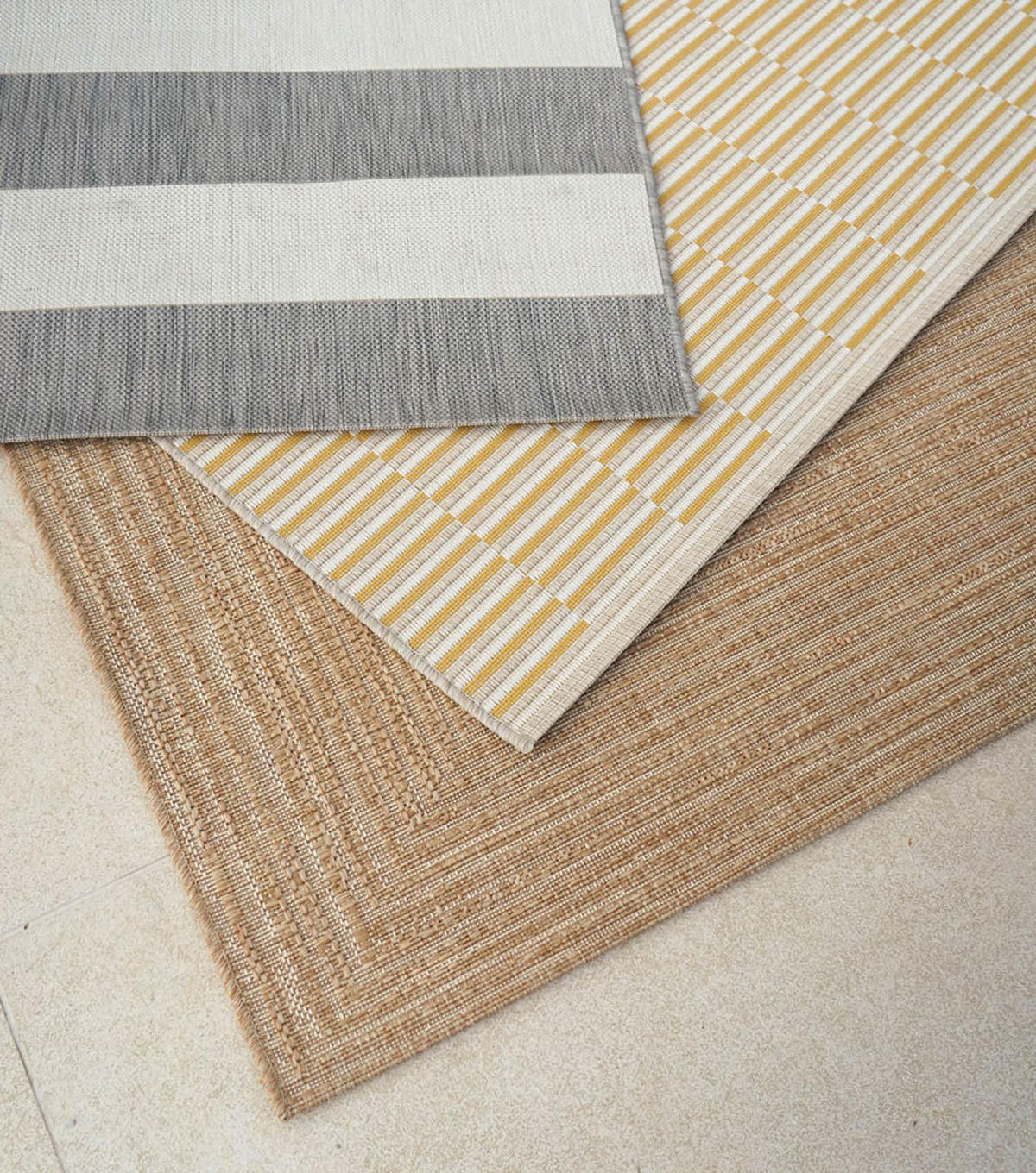 OUTDOORTEPPICH Der Gestreifte - Grau, Kunststoff (200/290cm) - Mokebo