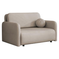 SCHLAFSOFA Viva Sun II - Schwarz/Cappuccino, Holz/Textil (130/85/103cm) - MIRJAN24