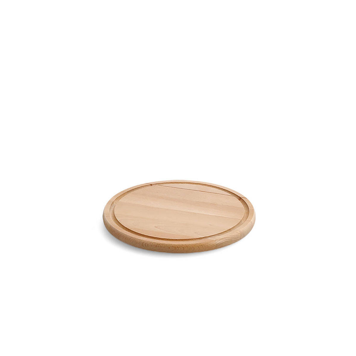 SCHNEIDEBRETT Buchenholz Ø 31 cm - Braun, Holz (31/31cm)