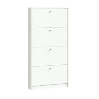 SKOSKÅP Escape 75 x 17 x 148 cm – vit - Vit, Träbaserade material (75/148/17cm) - ebuy24