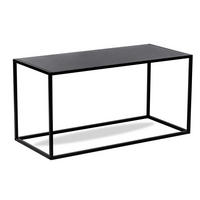 COUCHTISCH Rechteckig Schwarz 90 x 40 x 45 cm - Schwarz, Metall (40/90/45cm) - Nordlys
