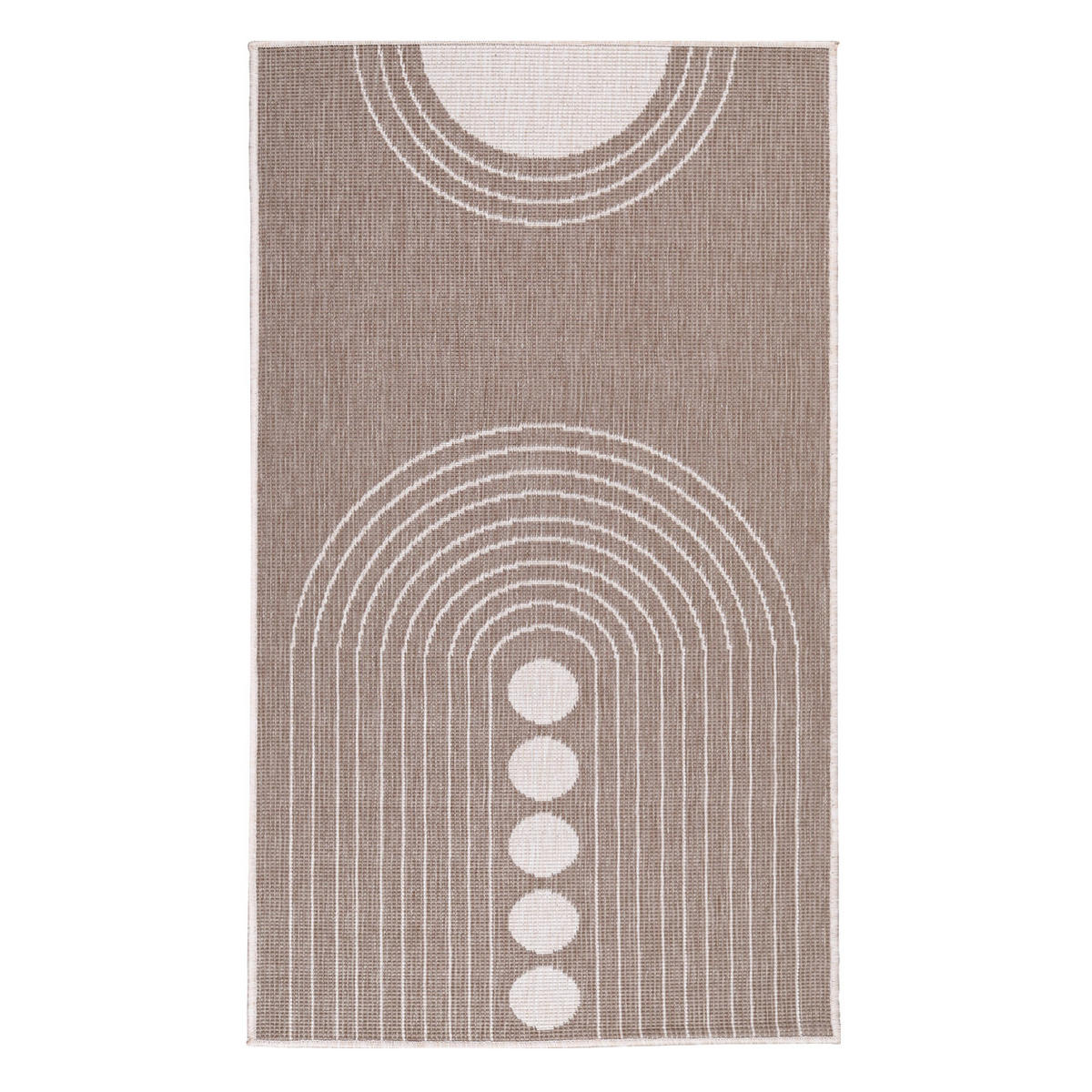 OUTDOOR-TEPPICH DuoRug 5739 Creme 80x150 cm - Beige, Textil (80/150cm) - carpet city