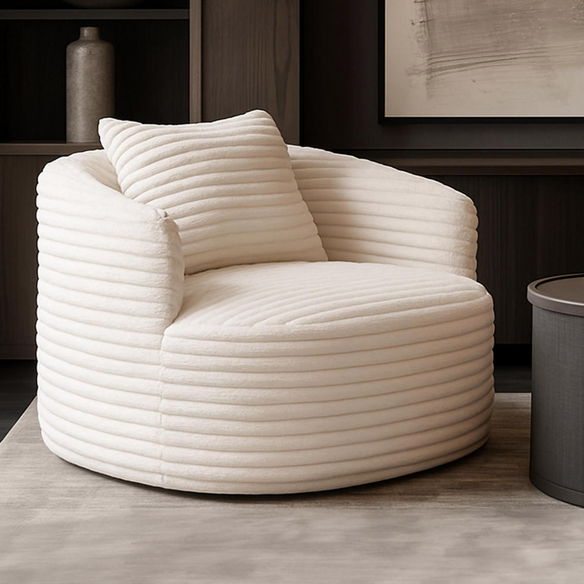 SESSEL Weiß - Weiß, Textil (100/66/86cm) - MCW