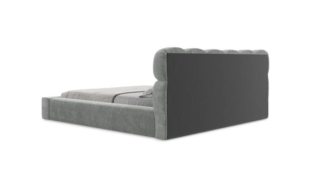 POLSTERBETT mit Bettkasten und Lattenrost 180x240 Rot - Bordeaux/Rot, Kunststoff/Textil (140/200cm) - Makamii