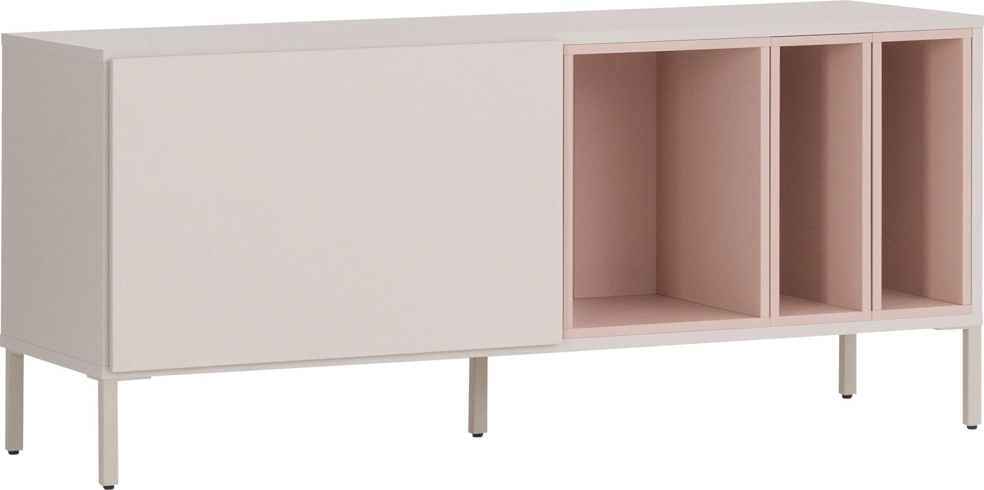 TV-LOWBOARD INTO - Beige, Holzwerkstoff (43.5/54/121cm) - Vox Möbel