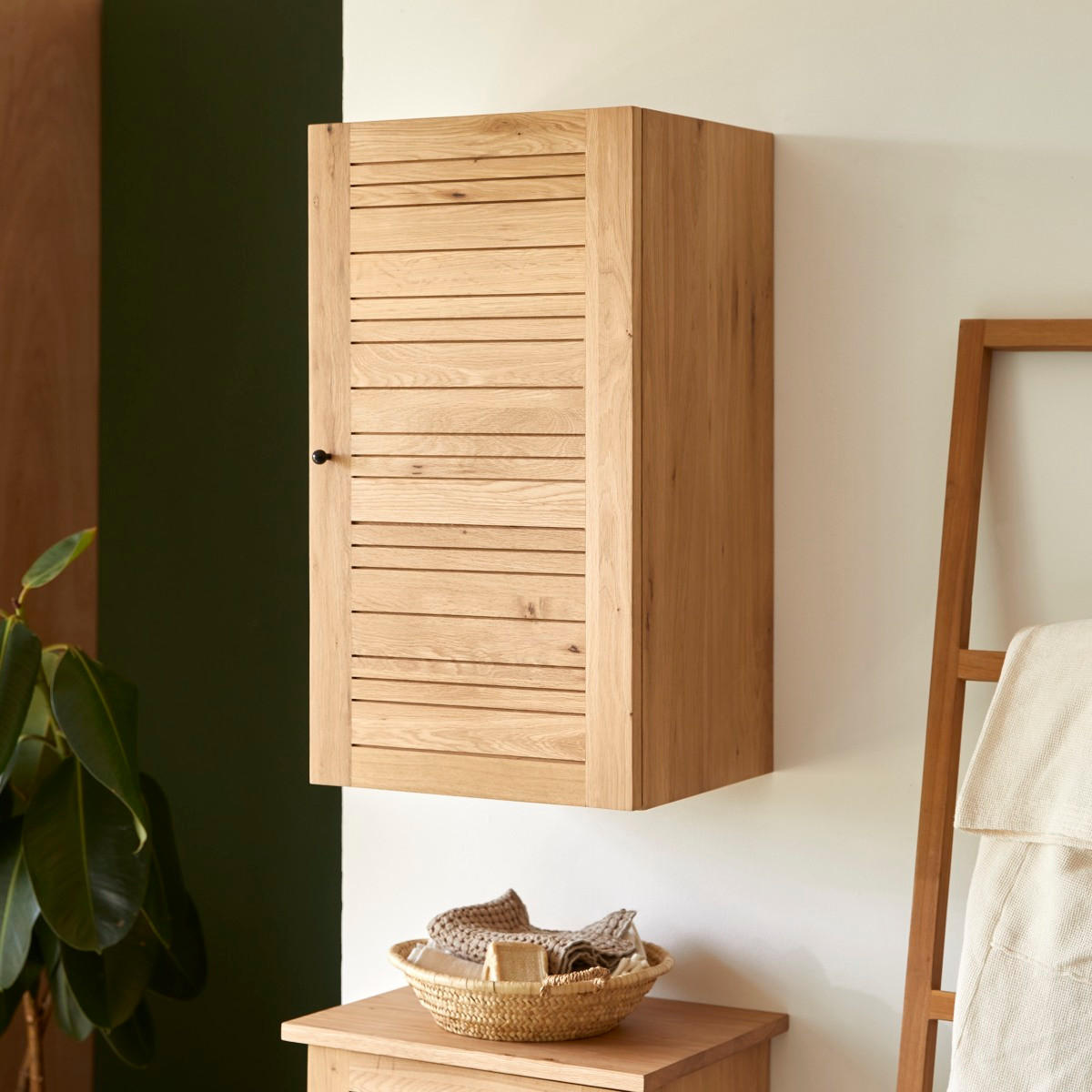 HOCHSCHRANK Soho Natur aus Eiche - Naturfarben, Holz (40/73/35cm) - Tikamoon