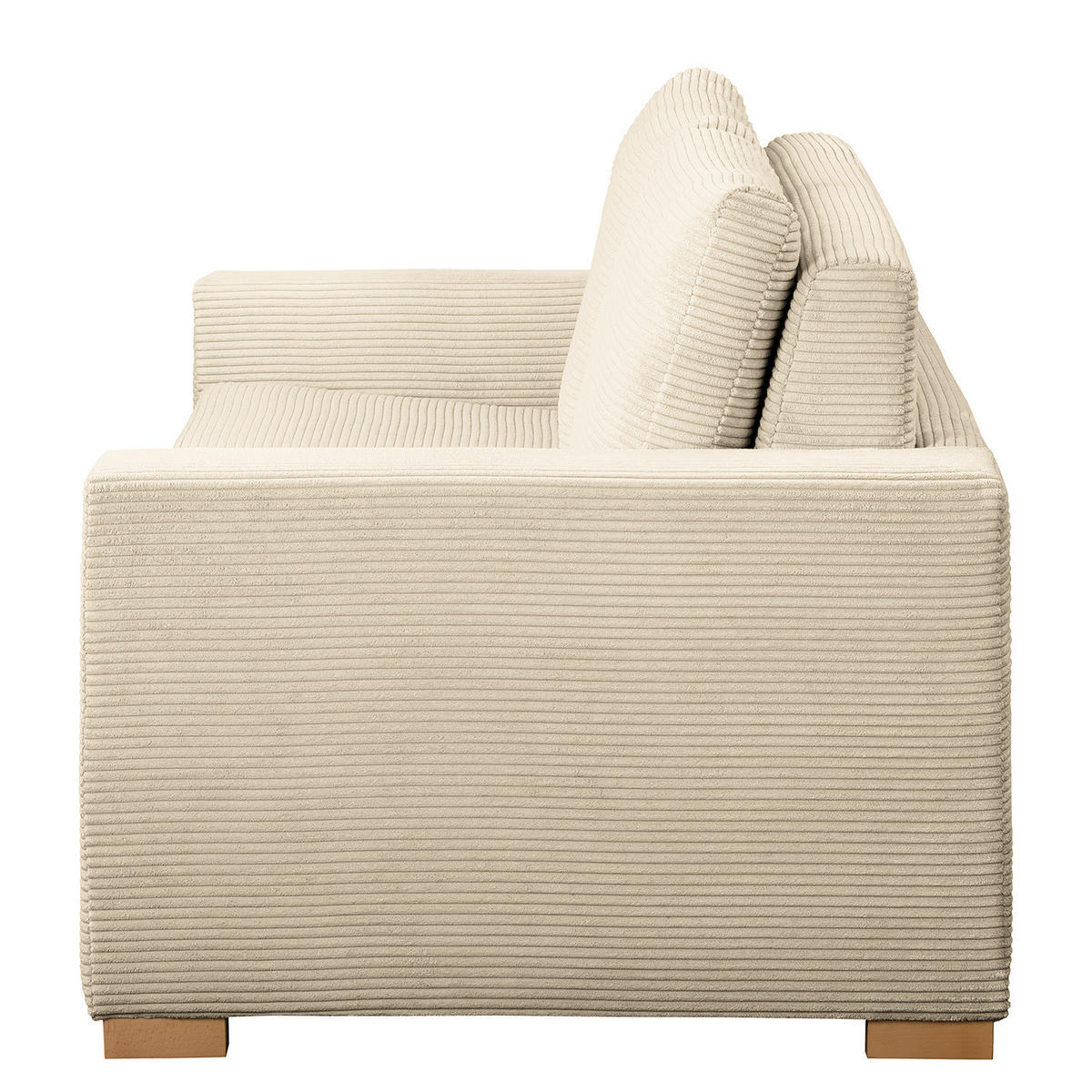 SCHLAFSOFA - Beige, Holz/Buchenholz (193/90/90cm) - home24