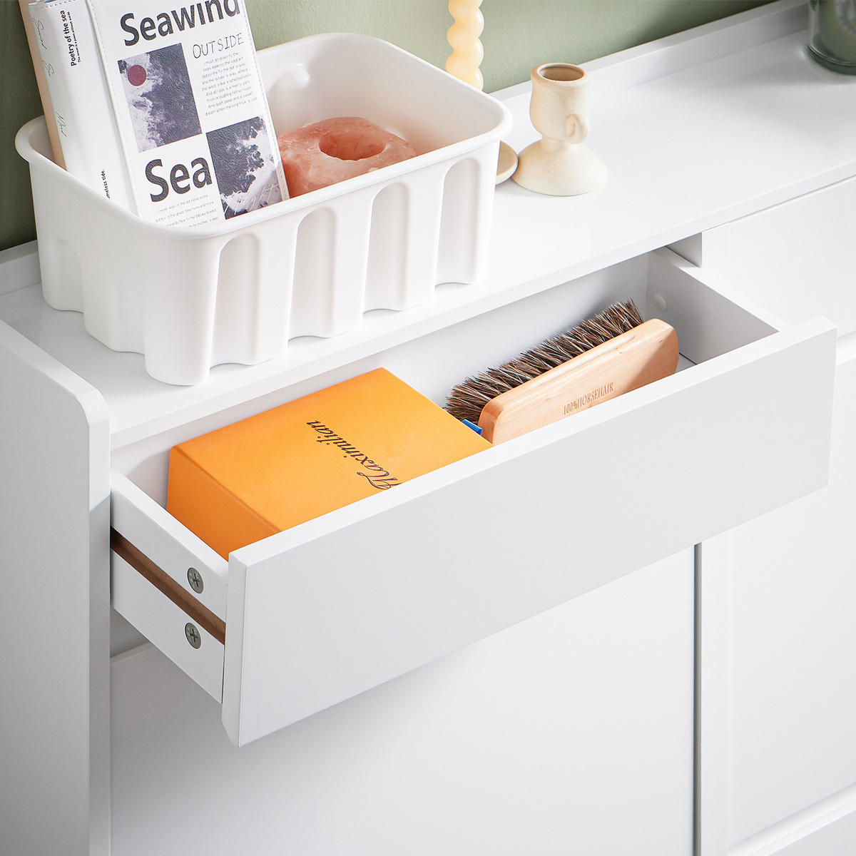 SoBuy SCHUHSCHRANK Weiß