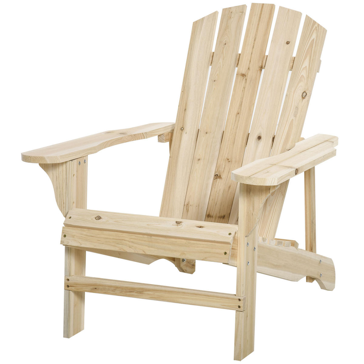 GARTENSTUHL DE-17751 Natur - Beige, Holz (89/88/78cm) - ComfortXL