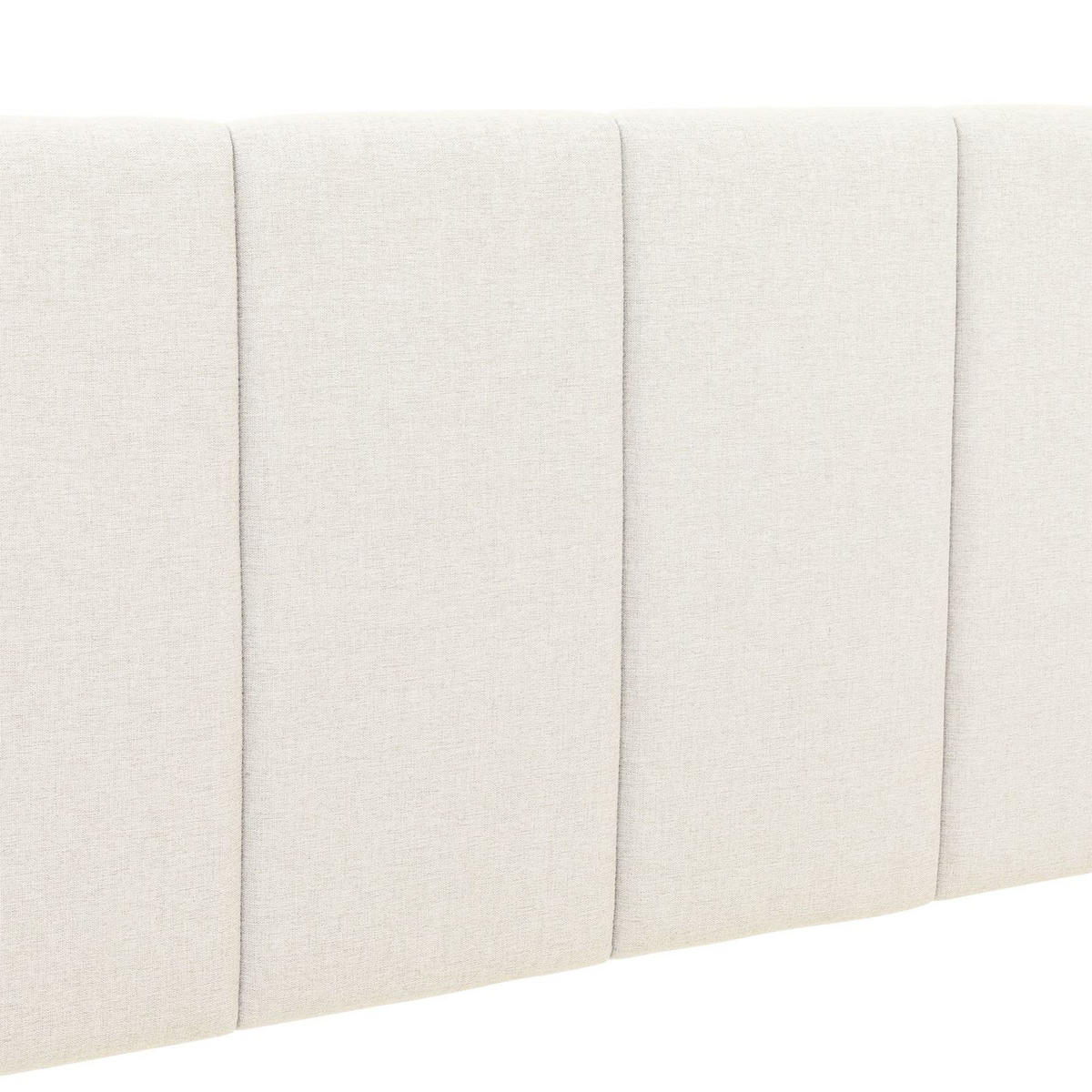 POLSTERBETT OLBIA 140x200 cm cremeweiß - Creme, Textil (140/200cm) - IDIMEX