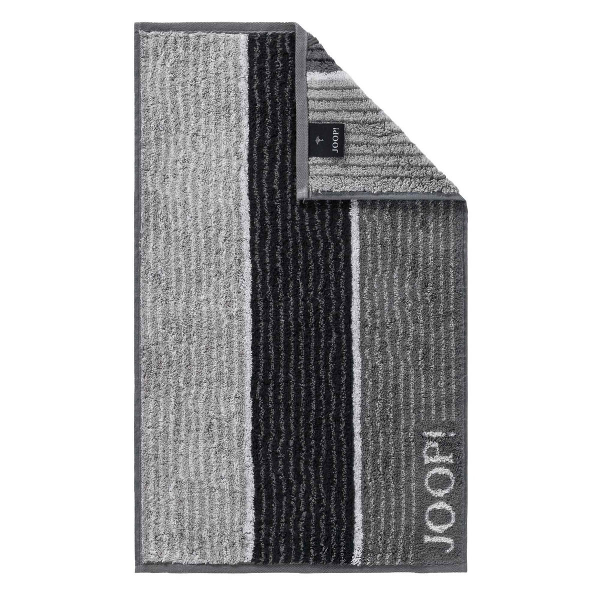 HANDTUCH Unisex Signature Lines Grau Baumwolle 10er Pack - Schwarz, Textil (60/120cm) - Joop!