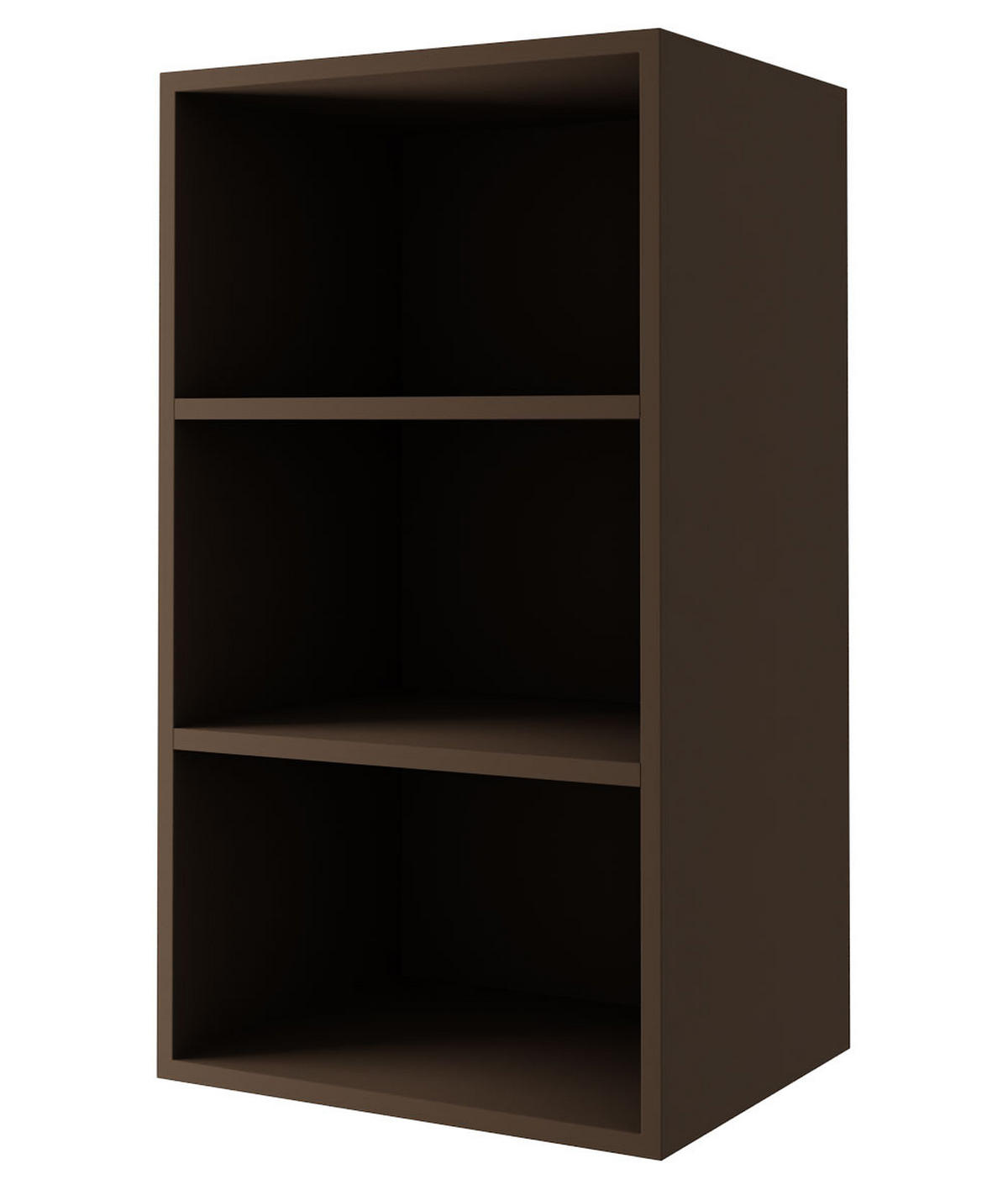 KÜCHENHÄNGESCHRANK Kvantum W2/40 Graphit Matt / Lava Matt 40 / 32,5 / 72cm - Dunkelgrau/Graphitfarben, Holz/Holzwerkstoff (40/72/32.5cm) - Feldmann-Wohnen