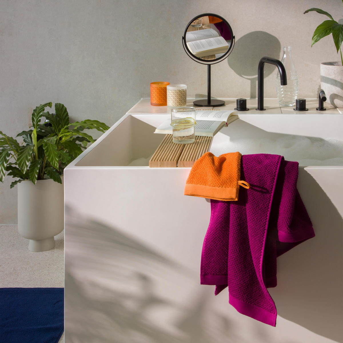 HANDTUCH BLISS - Orange, Textil (50/100cm) - MÖVE