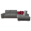 ECKSOFA Cotere, Seite: Rechts - Dunkelgrau, Holz/Textil (270/202cm) - MIRJAN24